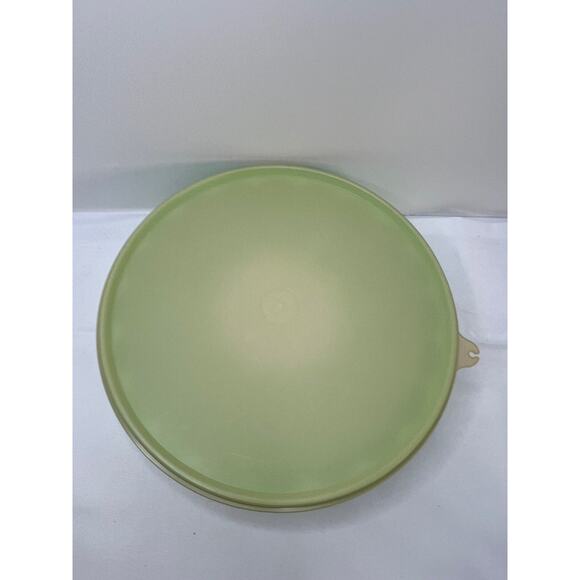 Vintage Tupperware Jello Jell-N-Serve Bundt Mold Mint Green Insert Lid 1202-6 - Picture 3 of 5